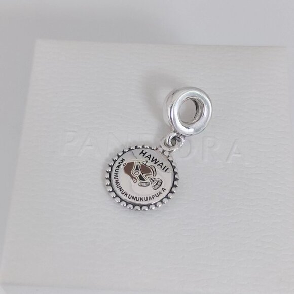 Pandora Hawaii Humuhumunukunukuapua'a Fish Charm State Fish Dangle Charm S925 - Picture 7 of 10